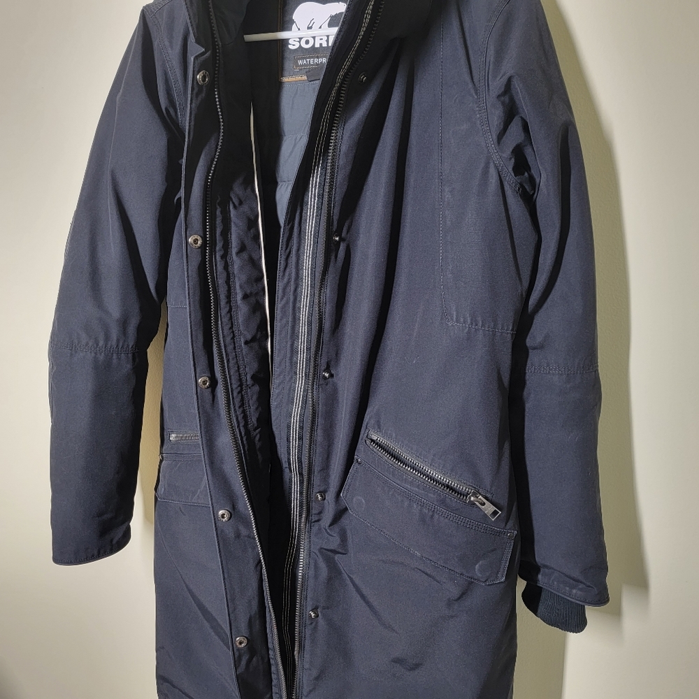Sorel Down Winter Jacket Black Size Medium - image 5